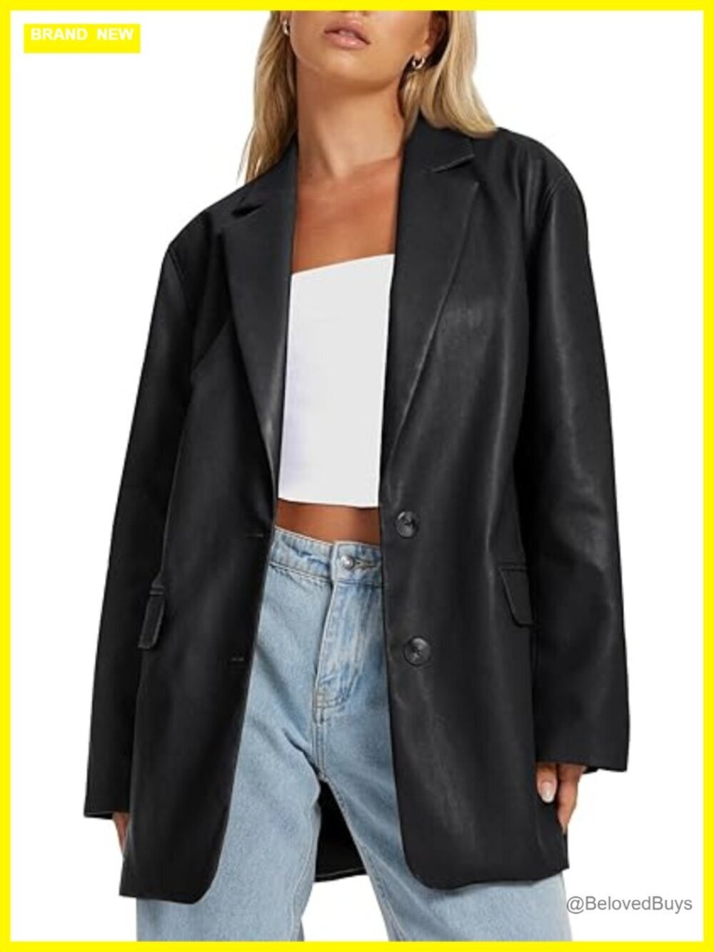 Faux Leather Motorcycle Bomber Jacket Fall Fashion Winter Coat